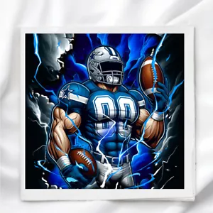 Pannello tessuto calcio Dallas Cowboys per trapuntatura artigianato cucito tessuto NFL - Foto 1 di 2
