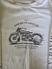 T-shirt à manches longues Harley Davidson Orlando moto blanc homme taille XL épais