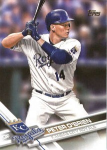 2017 Topps #475 Peter O'Brien NM-MT Royals J2M