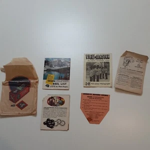 SAWYER'S VIEWMASTER REEL LIST PROMOTIONAL BRUCHURES ETC. - RARE COLLECTORS ITEMS - Picture 1 of 11