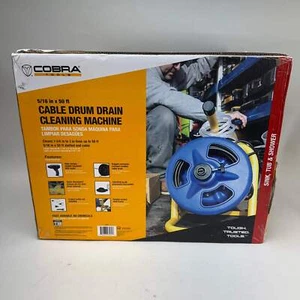 New Cobra BC260C 5/16in X 50ft Cable Drum Machine Drain Cleaning Machine - Picture 1 of 5