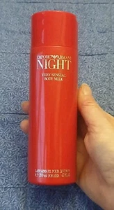 Emporio Armani NIGHT Body Lotion 200ml RARE !! Partially Used Approx 150ml Left - Picture 1 of 4