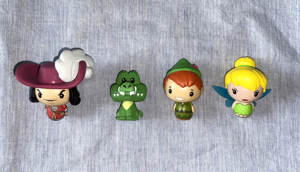 Funko Pint Size Heroes PETER PAN, TINKERBELL, HOOK, TICK-TOCK Lote de 4 Disney PS Foto 1 de 1
