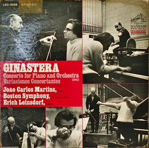 GINASTERA: Piano Concerto/Variaciones Concertantes-M1968LP LEINSDORF/BOSTON - Picture 1 of 1
