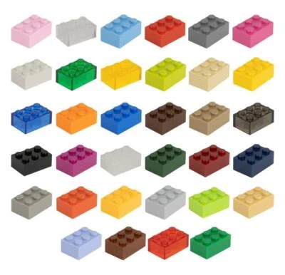 30 Klemmbausteine Bausteine 2x3 Noppen Kompatibel Basic Baustein Bricks Steine