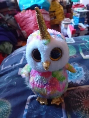 Ty Beanie Boos Enchanted The Owl, Small Plush Toy - Image 1 of 4