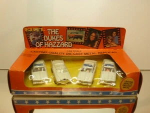 ERTL 1570 THE DUKES OF HAZARD - 4x POLICE CAR - BOSS HOGG - VERY GOOD IN BOX - Imagen 1 de 10
