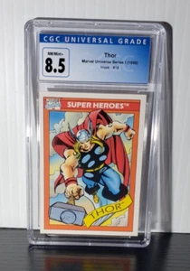 VTG 1990 Impel Marvel Universe Series 1 Thor CGC 8.5 #18 - Picture 1 of 2