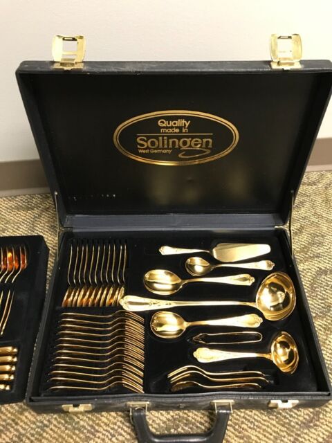 Edelstahl 18/10 Stainless Spülmaschinenfest Solingen Baby Silverware /  Flatware in Original Box Infant Feeding Spoon, Pusher Duck -  Sweden