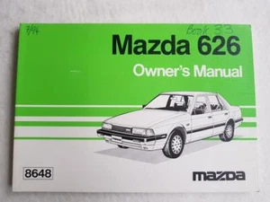 MAZDA CAPELLA 626 Car Owners Manual 1985 #8648-EI-85D - Picture 1 of 6