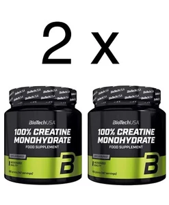 2x Kreatin | Creatine BiotechUSA 100% Kreatin Monohydrat 500g | 2x 147 Serving - Bild 1 von 2