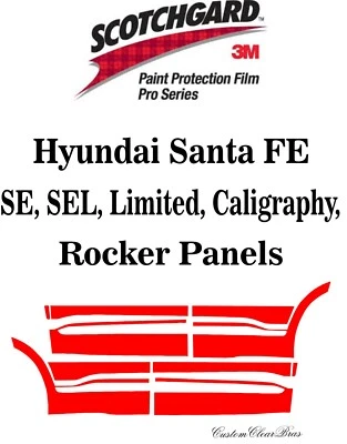 Película protectora de pintura 3M Scotchgard serie Pro transparente 2021 2022 Hyundai Santa Fe Foto 1 de 3