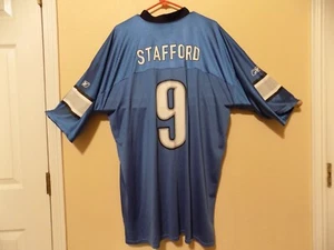 Matthew Stafford Detroit Lions Jersey (2X/2XL) Reebok/Vintage/GREAT Condition - Picture 1 of 6