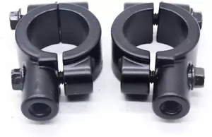 2pcs 25mm Motorcycle Handlebar Rear View Mirror Mount Holders Motorbike Mirror - Picture 1 of 7