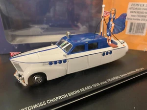 PERFEX 229 HOTCHKISS CHAPRON "BIKINI REARD" 1938 AVEC FIGURINE PIN-UP  1/43 - Picture 1 of 7