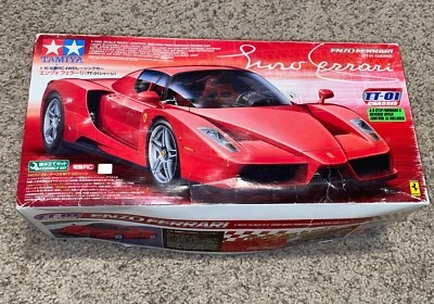 58302 Tamiya Enzo Ferrari - TT01 Empty Box - Image 1 of 3
