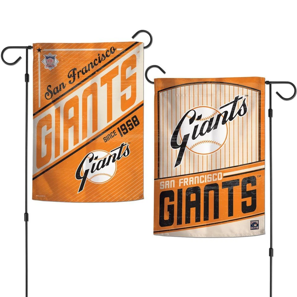 SAN FRANCISCO GIANTS COOPERSTOWN 12"X18" 2-SIDED GARDEN FLAG NEW WINCRAFT 👀 - Image 1 of 1