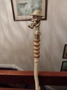 Handgefertigter Designer Kopfgriff ohne Holz Gehstock Stick ist nur Griff  - Bild 1 von 9