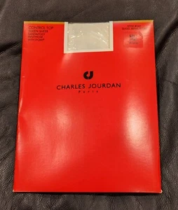 Sandalia de Colección Charles Jourdan Paris Control Top Pie Pantimedias Marfil Nueva Seda - Imagen 1 de 4