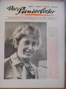 DER PIONIERLEITER 18 - 2.10. 1961 Zentralorgan der Pionierorganisation Trommel - Picture 1 of 1