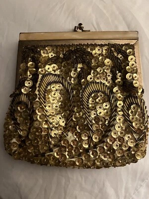 Bolso de mano Rjmco Of CA vintage con cuentas a mano Foto 1 de 4