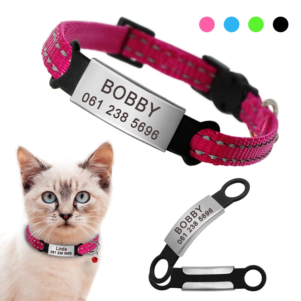 Katzenhalsband Mit Glocke – Reflektierend, Nylon, Verstellbar, Bunte Farbauswahl