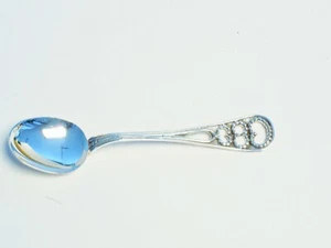 Je 1 massiver schwedischer Silber Kaffeelöffel Kaffesked Gewe  - Bild 1 von 2