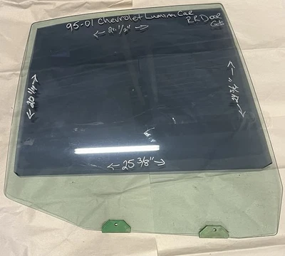 Cristal puerta trasera derecha pasajero Lumina 1995-2001 Foto 1 de 4