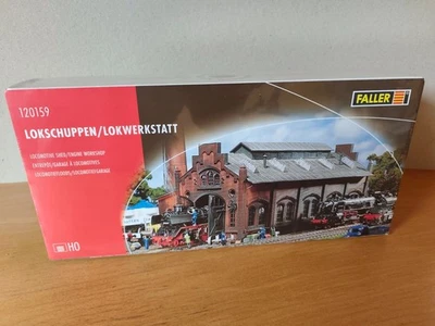 Faller 120159 Lokschuppen H0 Lokwerkstatt H0 + Neu - Bild 1 von 3