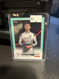 2022 Topps Formula 1 - F1 Racers Pierre Gasly #44 Aqua /199 - Picture 1 of 2