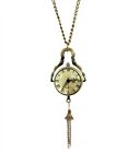 Crystal Ball Watch Pendant Necklace