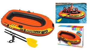 canotto con remi e pompa INTEX 300 PRO 3 persone 244 x 117 cm Max 200 KG - Imagen 1 de 1