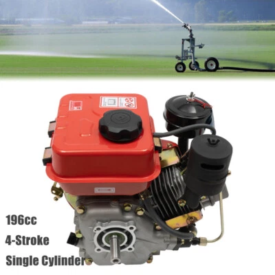 3HP Diesel Engine 196CC 4 Stroke Single Cylinder Air Cooled Manual Recoil Start - Image 1 of 4