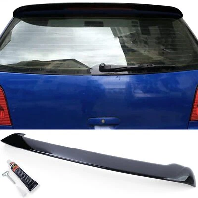 Heckspoiler Dachspoiler Schwarz Glanz für VW Polo 4 9N 9N3 01-09 - Bild 1 von 4