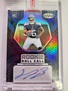 1/1 2022 Certified AUTO Treylon Burks 1 of 1 GRADE READY MINT - Picture 1 of 2