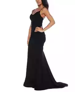 Vestido B. Darlin Juniors Cuello Corazón Acanalado Sin Mangas Baile de graduación Boda Talla 1/2 - Imagen 1 de 11