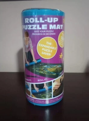 Buffalo Jigsaw Pro Roll-Up Puzzle Mat Azul Rompecabezas Almacenamiento Ampliable NUEVO Foto 1 de 3