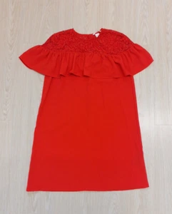 H&M Size 40 (14) Red Loose Fit Shift Dress - Picture 1 of 7