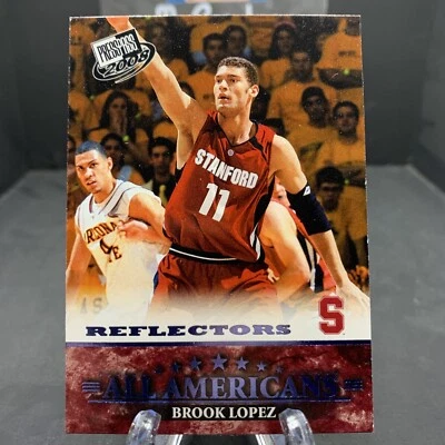 Press Pass Blue Reflectors Brook Lopez #54 2008 novato radiocontrol Stanford Cardinals Foto 1 de 2