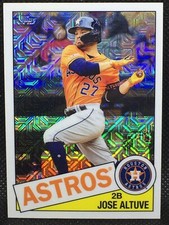 2020 Topps Chrome Jose Altuve Houston Astros 85C-14 Silver Pack Insert