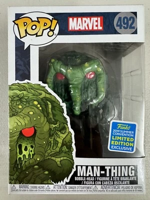 Man-Thing 492 ~ Marvel ~ Funko Pop Vinyl ~ 2019 Summer Convention Exclusive - Image 1 of 4