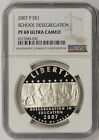 2007-P School Desegregation Modern Silver Commemorative $1 PF 69 Ultra Cameo NGC