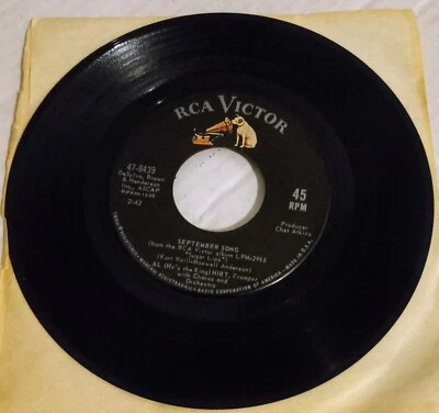 AL HIRT 45 September Song / Up Above My Head (I Hear Music In The Air) RCA 1964  Foto 1 de 4