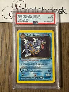 PSA 9 - Pokemon Dark Gyarados 8/82 - Team Rocket 1. Edition - Holo MINT - Bild 1 von 2