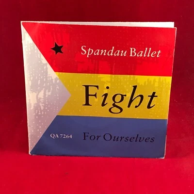SPANDAU BALLET Fight For Ourselves 1986 UK 7" vinyl single POSTER  SLEEVE 45 - Image 1 of 4