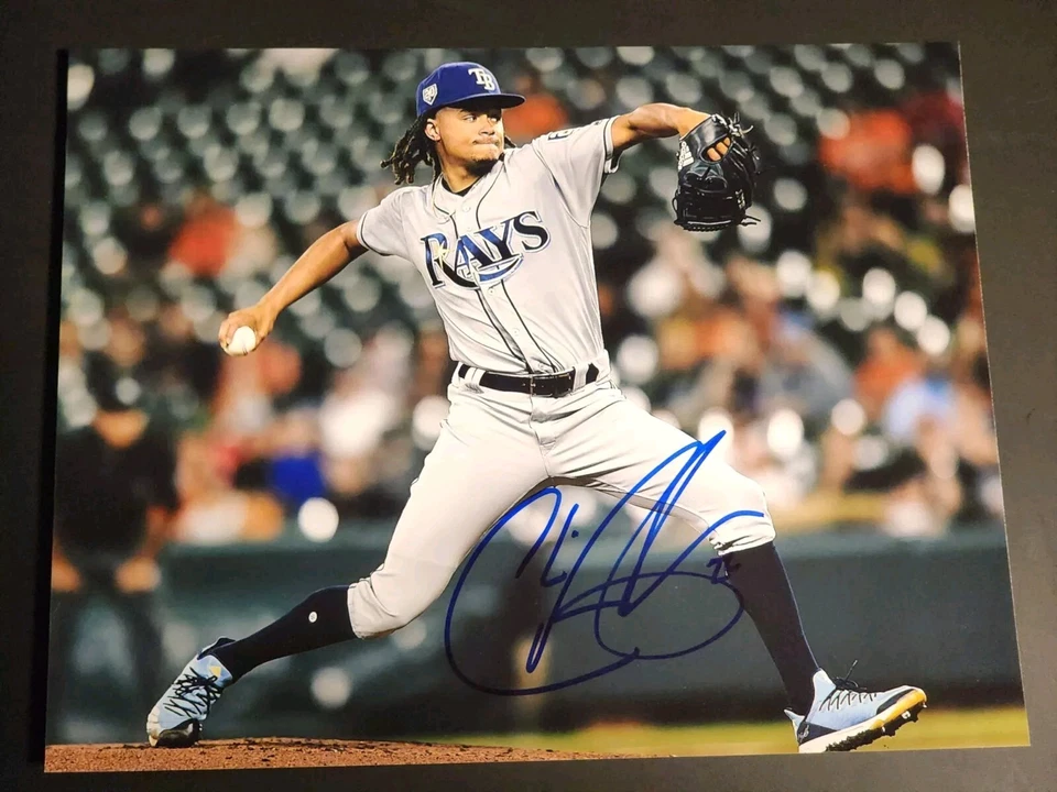 Chris Archer Signed 8x10 Tampa Bay Rays Autograph ⚾️ 2x MLB All-Star 2015,2017 — 第 1/1 张图片