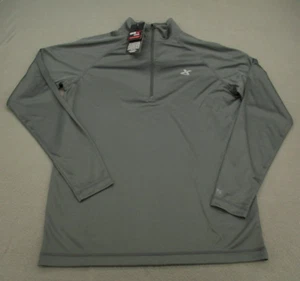 Gander Mountain Shirt Mens Small GSX Gray 1/4 Zip Pullover Activewear Adult S - Imagen 1 de 12