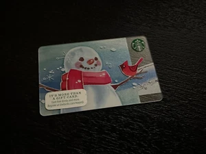Starbucks 2014 Winter Holiday Snowman Friends Coffee Gift Card - Picture 1 of 2