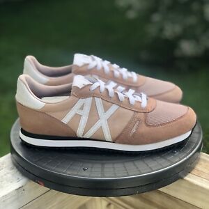 A/X Armani Exchange Womens Athletic Shoes Pale Rose Low Top Womens Size 10