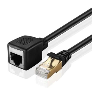 Ethernet Cable Extension Extender (10FT) - Cat7 Cat6 Cat5e Cat5 LAN RJ45 - Picture 1 of 7